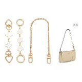 Золото [Белый Четырехлистный Клевер + Камелия Удлинительная Цепь] + Декоративная Цепь 40 см