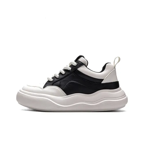 NAUTICA Износостойкая визуально увеличивающая высоту Низкий топ Повседневная обувь Мужская Черный Белый