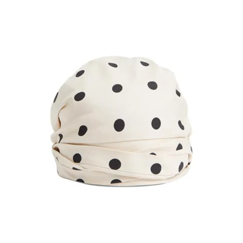 Valentino Тутовый шелк Повязки на голову Женские Крем Черный