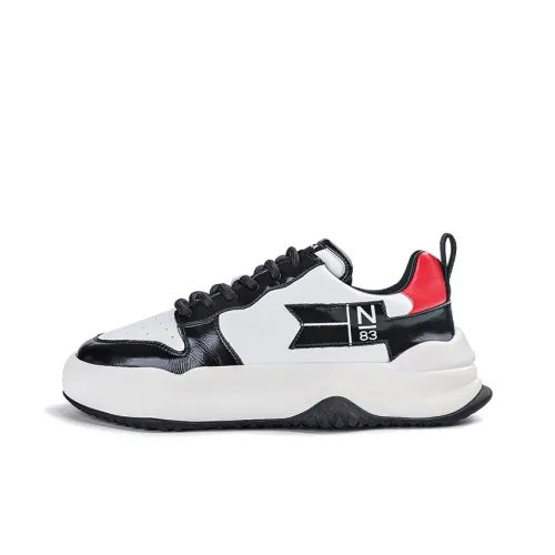 NAUTICA Противоскользящая и износостойкая визуально увеличивает рост Низкий топ Повседневная обувь Женская Белая Черная Красная