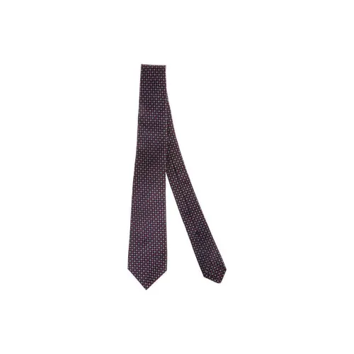 KITON Шелковые галстуки Мужской Черный Красный