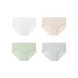 Чисто белый-зеленый-серый-кожа