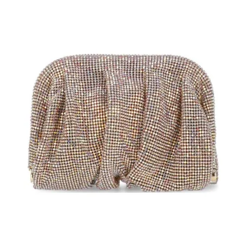 BENEDETTA BRUZZICHES Алюминиевый клатч маленький женский розовый