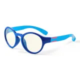 Мультяшный синий [Подходит для 2-6 лет] С простыми стеклами С простыми стеклами