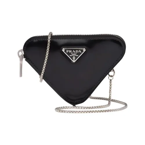 PRADA Кожа Одно плечо Через плечо Клатч Мини Женский Черный