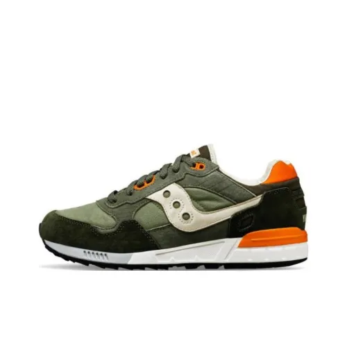 Saucony Shadow 5000 Противоскользящие Устойчивые к истиранию Низкий Топ Беговые кроссовки Мужские Зеленые