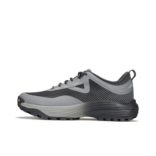 HUMTTO Амортизаторы Устойчивые к истиранию Низкий Топ Походная обувь Мужская Серый