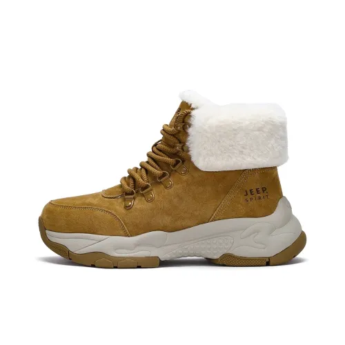 JEEP SPIRIT Термический Износостойкий Амортизирующий Увеличивающий Высоту Короткий Снегокат Мужской Желто-Коричневый