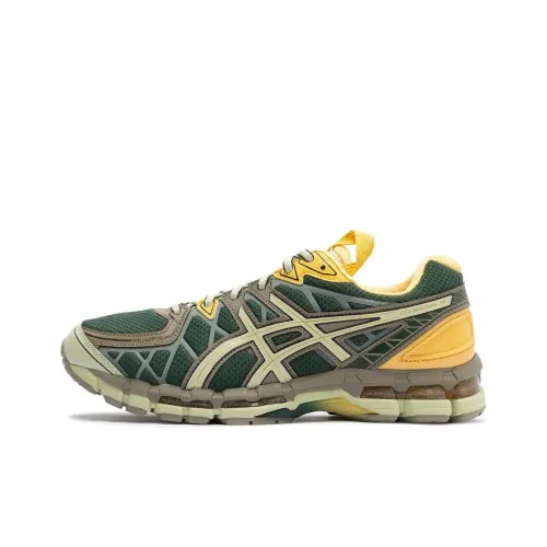 Kiko Kostadinov x Asics Gel Kayano20 Low Топ Беговые кроссовки Унисекс Зеленый Желтый