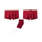 Панда Красный + Цветовой блок Красный + Процветание Носки *1