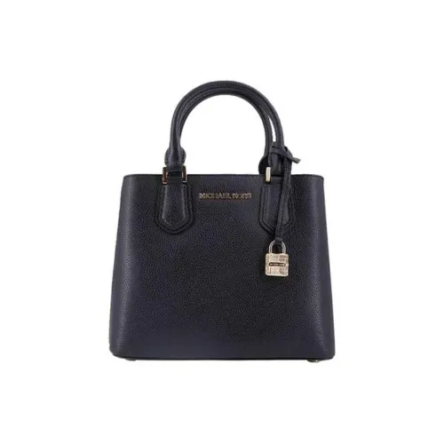 MICHAEL KORS Adele Однотонная Кожа Сумка через плечо Сумка через плечо Сумка среднего размера Женская Черная