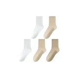 5 пар (2 белых + 2 абрикосовых + хаки)
