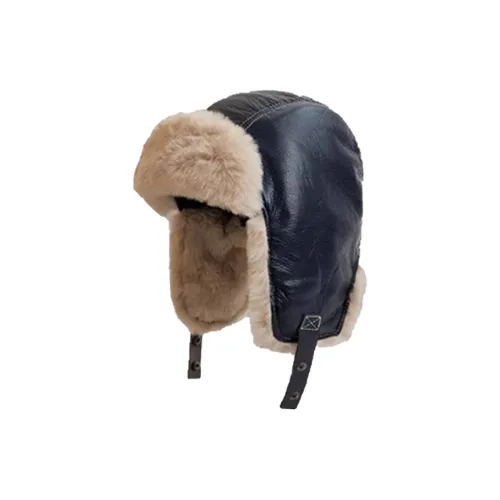 AAJF ПУ (полиуретан) + хлопок + полиэстер смесь шапка-ушанка унисекс