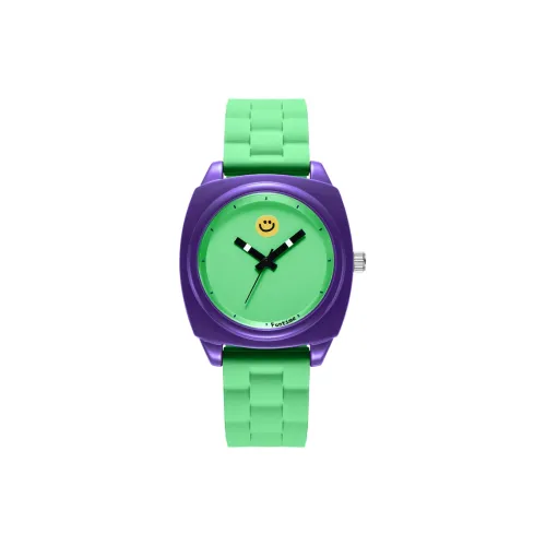 Funtime Dopamine Dressing Color Scheme Кварцевый механизм Силиконовый ремешок Часы Женские Черный циферблат