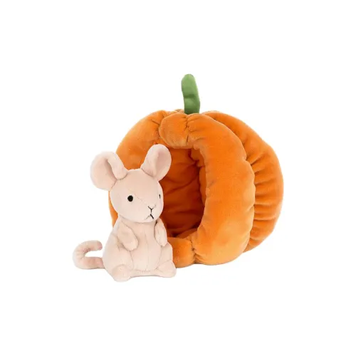 JELLYCAT Forest Animal Collection Тыква Мышка Куклы Плюшевая кукла 18 см высокая