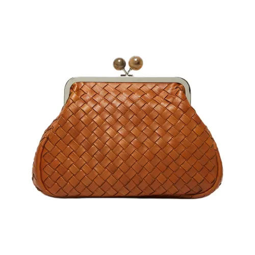 WEEKEND MaxMara Кожа Одно плечо Через плечо Клатч Средний Женский Коричневый