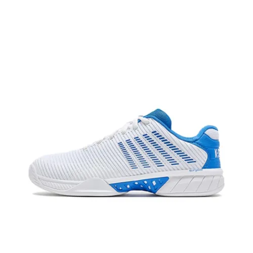 KSWISS Нижняя юбка Устойчивая к истиранию Низкий Топ Кроссовки для тенниса Женские Белые Синие