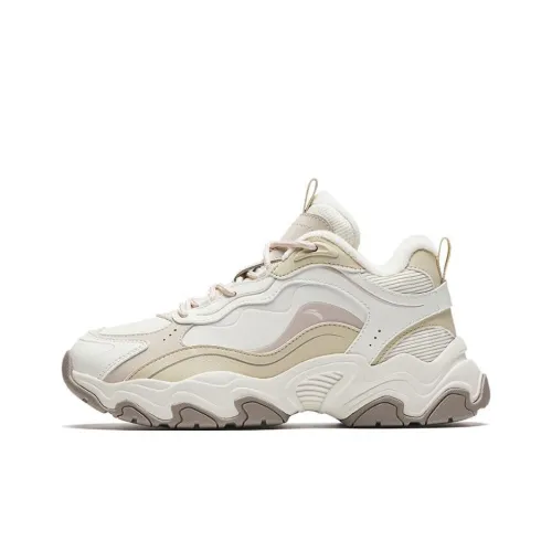 ANTA Метеорит Slip-resistant Thermal MID Топ Casual Женские Белый Бежевый Желтый