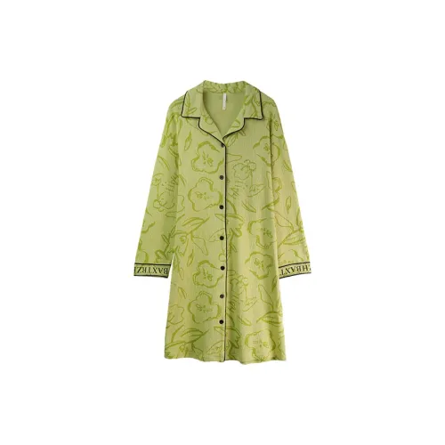 Dorame Ночная сорочка Женская Фруктовый зеленый