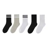 [Осенний Зимний Твид] Двухполосный Смешанный Цвет, 5 пар