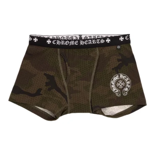 Chrome Hearts 1 Пачка Хаки Мужские Боксеры