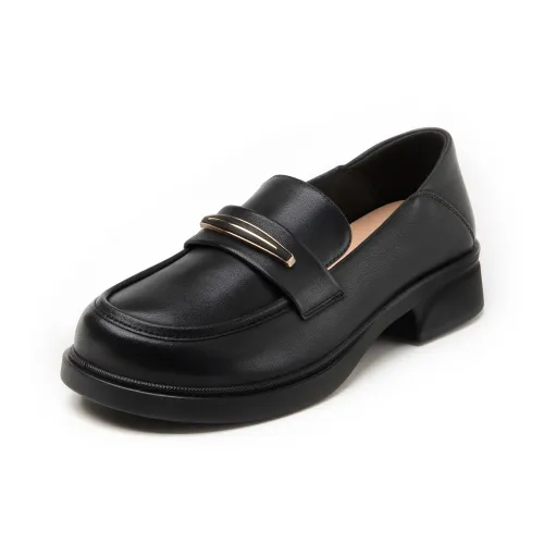 AOKANG Лоферы Черные Женские