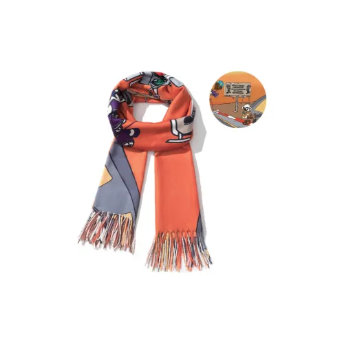 FireMonkey Полиэфирный трикотаж Шарфы Унисекс