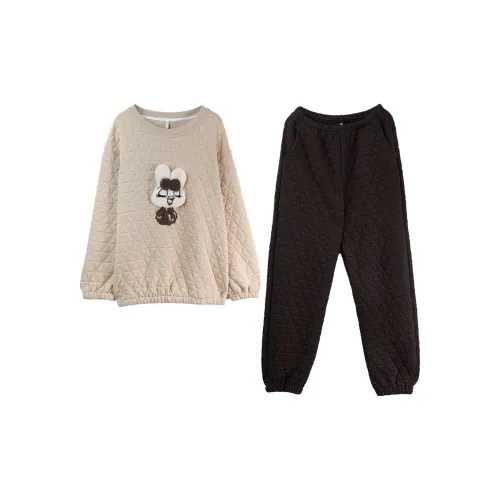 Dorame Pajama Комплект Женский Абрикос