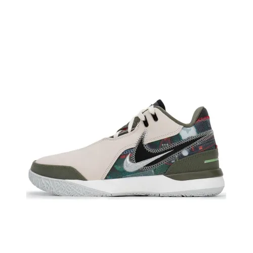 Nike LeBron NXXT Gen Slip-Resistant Abrasion-Resistant Low Top Casual Running Shoes Men's Beige