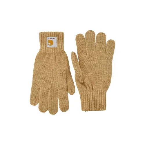 Carhartt WIP Акриловые вязаные перчатки Мужские Коричневые