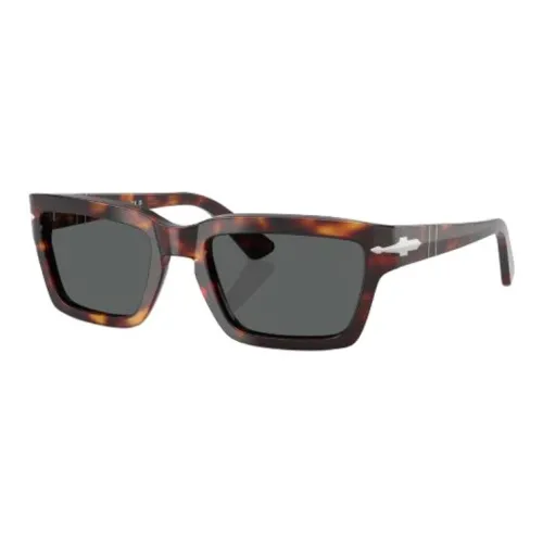 PERSOL Ацетат Прямоугольные Солнцезащитные очки Унисекс Желтый Черный