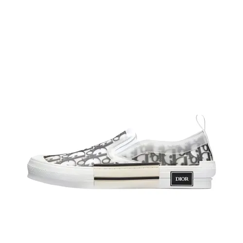 DIOR B23 Мужская повседневная обувь, низкий топ, черный/белый, мужской