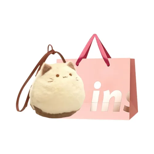 WHEELY BABY + Плюшевая сумка через плечо стандартная женский белый коричневый