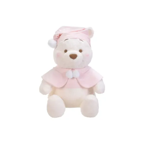 Disney Winnie 2024 Winter Day Pajamas Collection Медведь Экстра-большой Белый Куклы Плюшевая кукла 75 см Высота Tokyo Disney