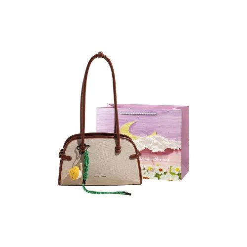 Bansusu Canvas Bag Shoulder Bag Women's Black Brown Bansusu Холщовая сумка плечевая сумка женская черная коричневая