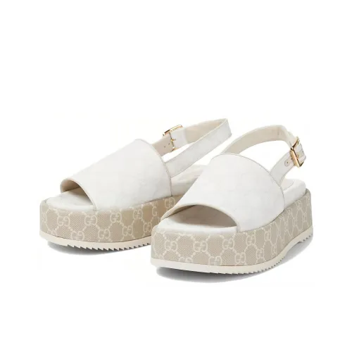 GUCCI One Ремешок Сандалии Женские Белые