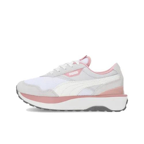 PUMA Cruise Rider Low Топ Повседневная обувь Женская Белая Розовая