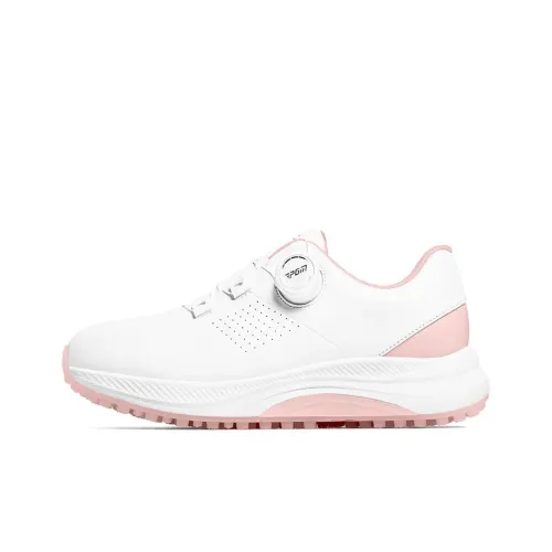 PGM Golf Shoes Low Top Cherry Blossom White Women's