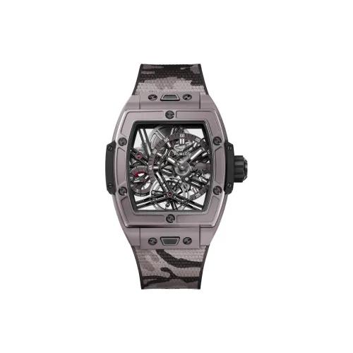 HUBLOT Мужские часы с ручным заводом, 42 мм, с механизмом Skeleton