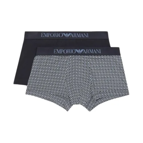 EMPORIO ARMANI FW24 Трусы Мужские 2 упаковки Морской Синий
