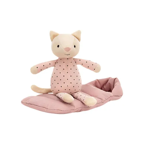 JELLYCAT Коллекция Кошек Обнимающая Кошка Кукла Плюшевая Кукла 23 см Высота в Сидячем Позе
