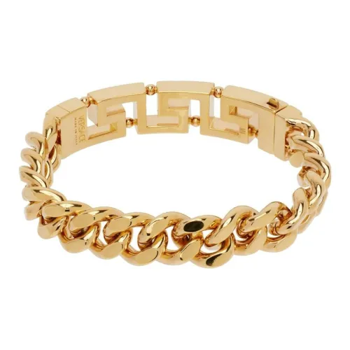 VERSACE Браслеты из латани Унисекс Золото