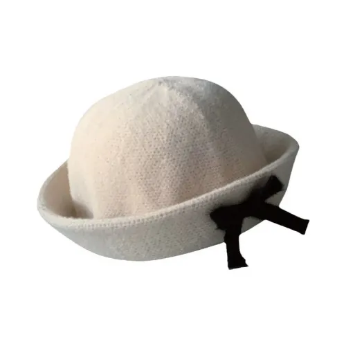 PISHUSHU Шерсть Шляпы ведра Женские Черный белый