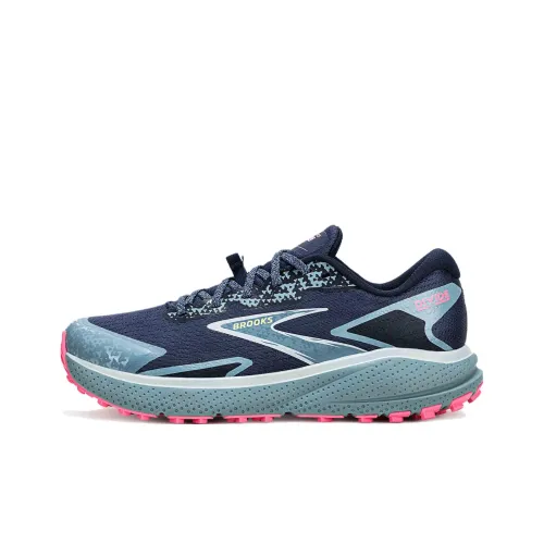 Brooks Divide Shock Absorbers Slip-Resistant Low Top Беговые кроссовки Женские Темно-синий