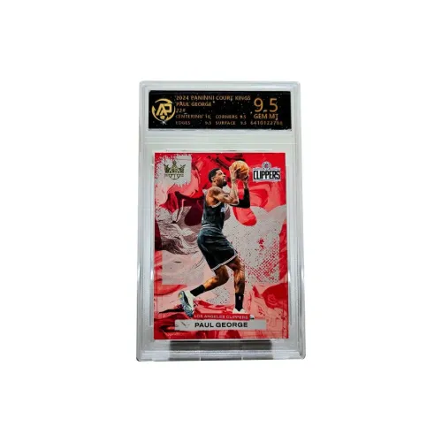Панини Павл Джордж Звезда Карта Высококачественная коллекция масляной живописи Сертифицированные карточки LAC Clippers Period Layup 1 шт