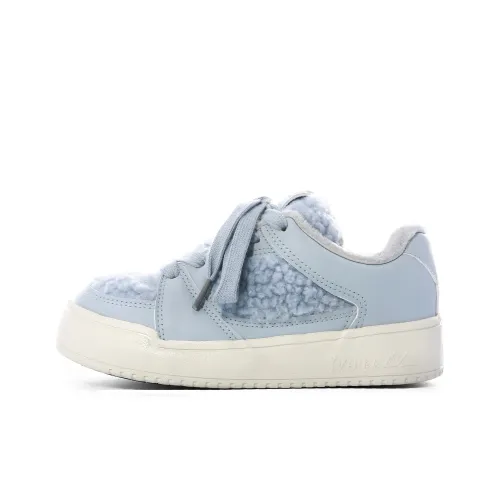 Lovely You Термический Slip-resistant и Устойчивый к Износу Низкий Топ Скейтборд Кроссовки Женские Лунный Синий