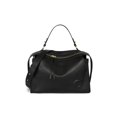 CASSILE Овчина Сумка через плечо Сумка Женская Черная