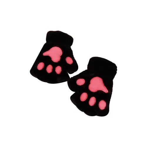 IOTS Утолщенный и с флисовой подкладкой термические устойчивые к холоду вязаные перчатки для студентов женские