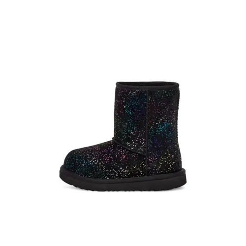 UGG Детские зимние сапоги High Top Черный/Радужный Металлик Для дошкольников