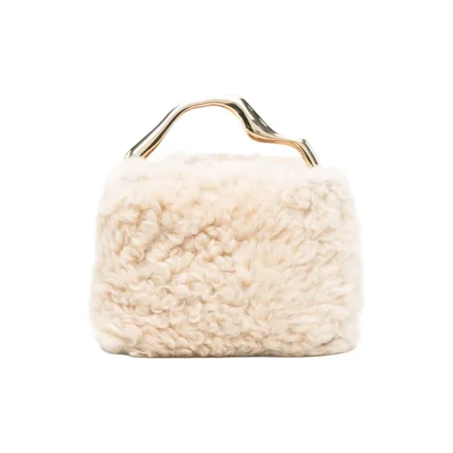 CULT GAIA Sheepskin Bag Mini Women's Light Beige